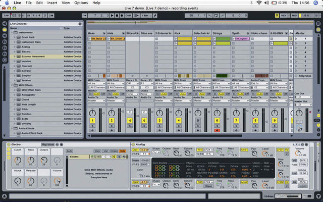 Analog is one of three instruments added to Live 7